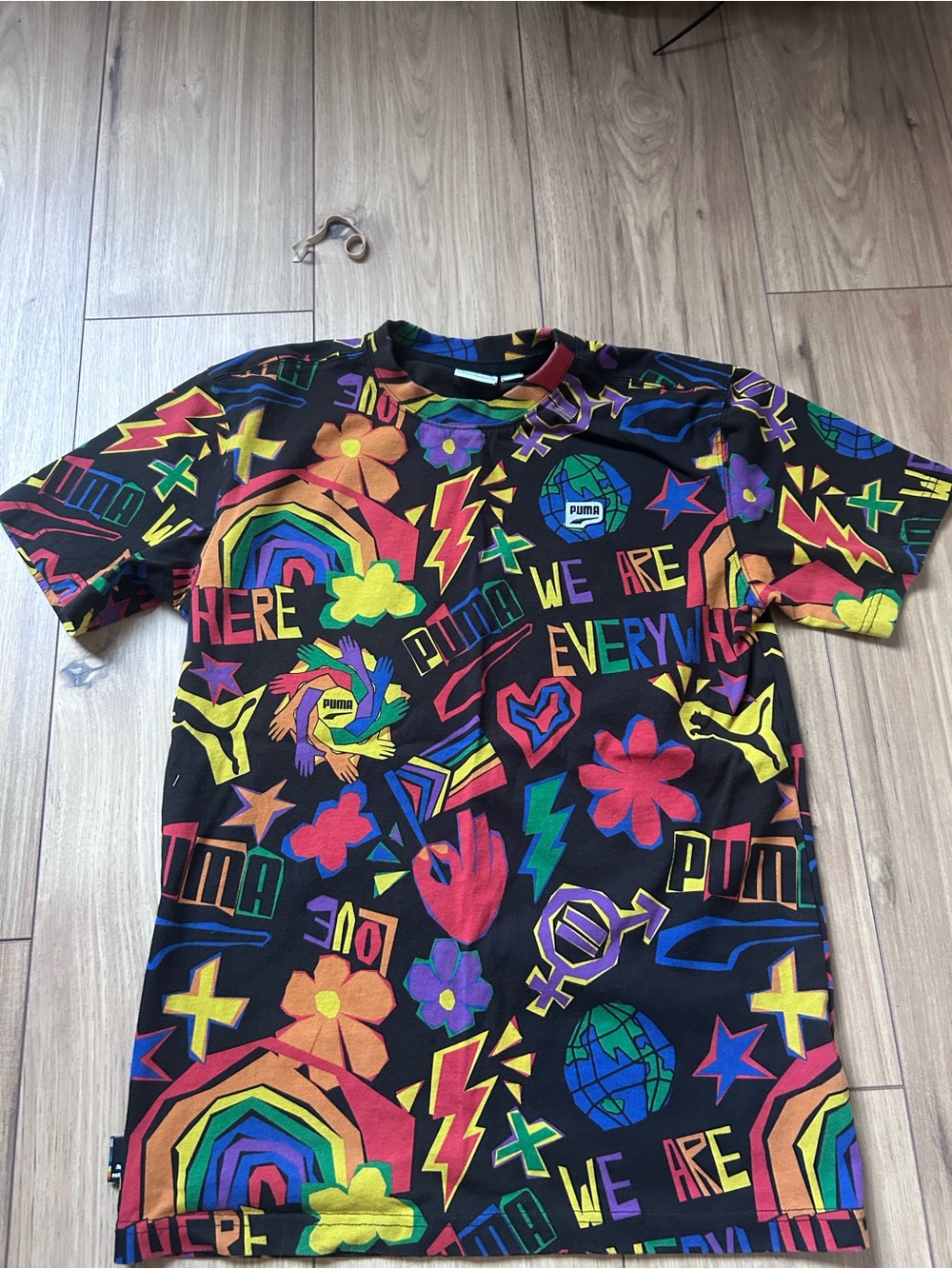 PUMA Rainbow Pride Graphic Logo Tee